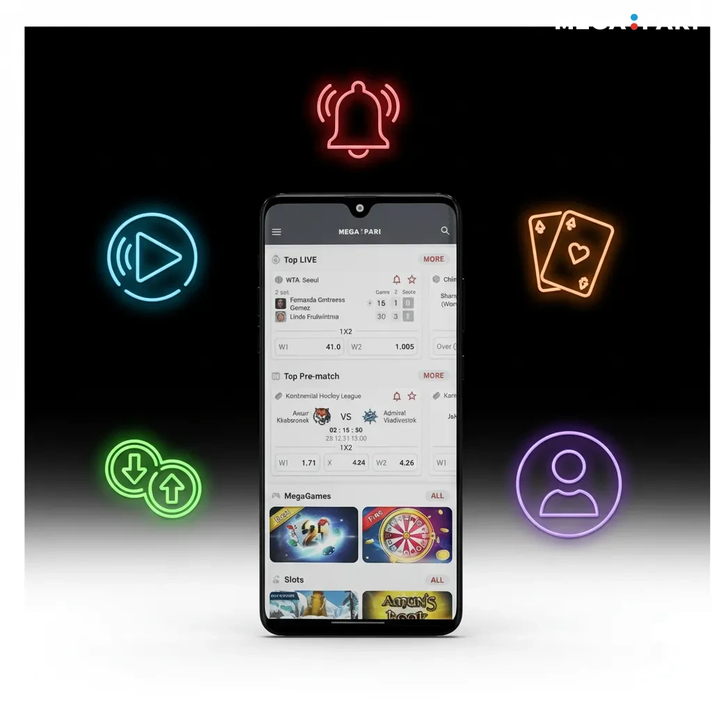 MegaPari app: fast odds, easy bet slip, live cash out, quick casino, KES deposits via M-Pesa/Airtel, results and offer alerts