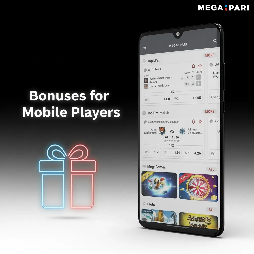Smartphone displaying mobile bonuses: up to 196,700 KES + 150 free spins, sports and casino offers for Kenya.