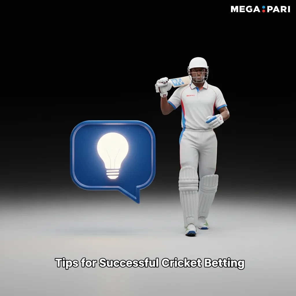 Infographic: cricket betting tips—form, pitch/weather, line-ups, bankroll, markets, platform tools, responsible betting.