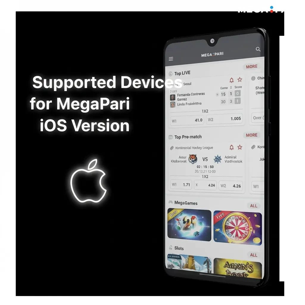MegaPari iOS PWA support: Safari on iPhone 8–15, SE (2020/2022), iPad; requires iOS/iPadOS 12+; best on newer iOS.